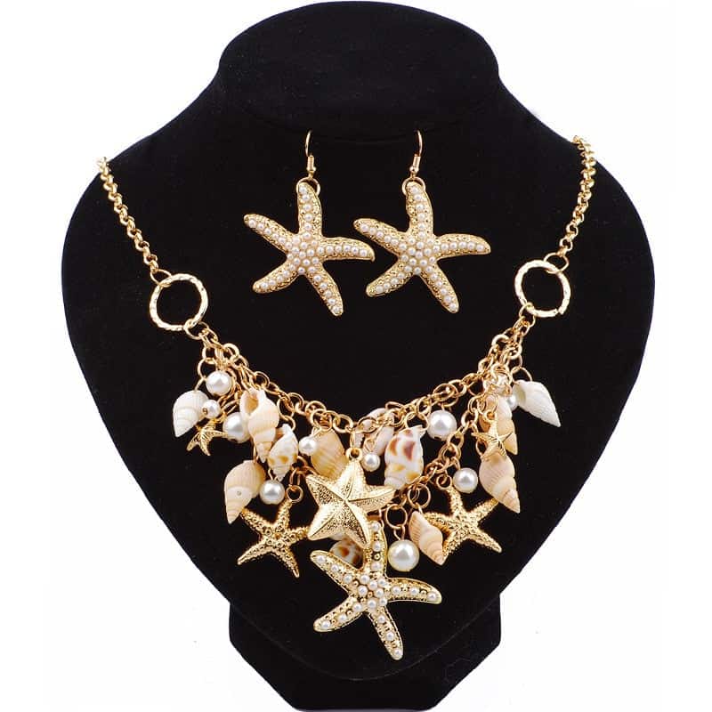 Muschelschmuck Seesterne