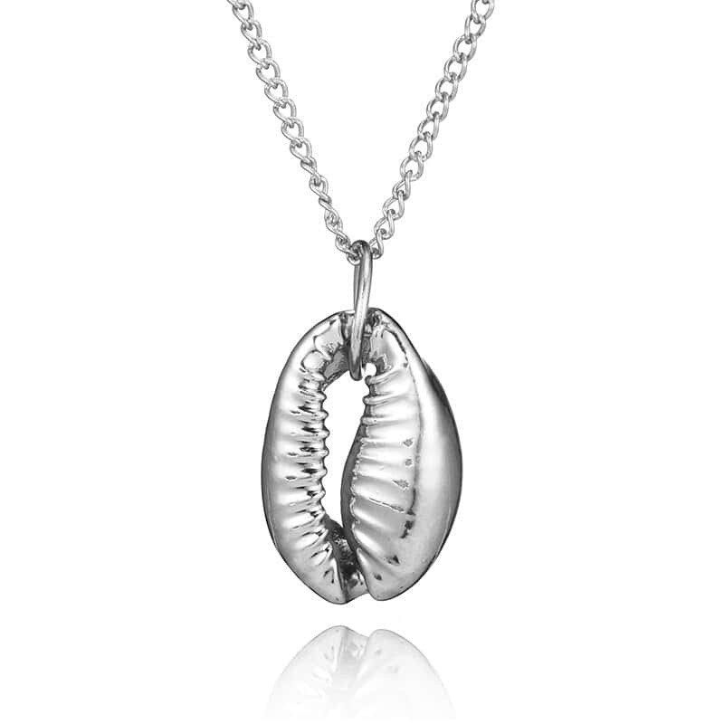 Muschelkette Silberner Kauri Anhänger