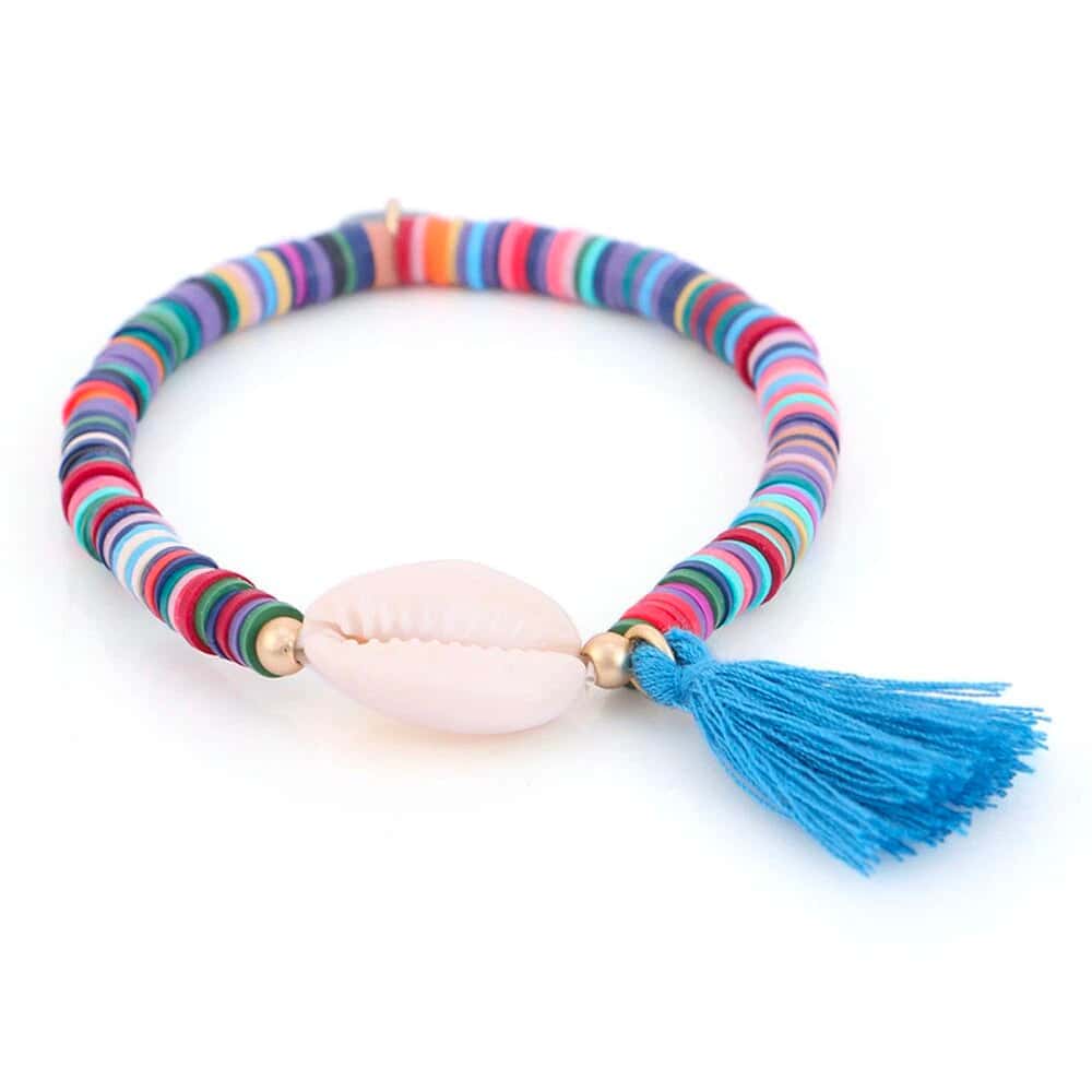 Muschelarmband Blauer Surfer-Kauri