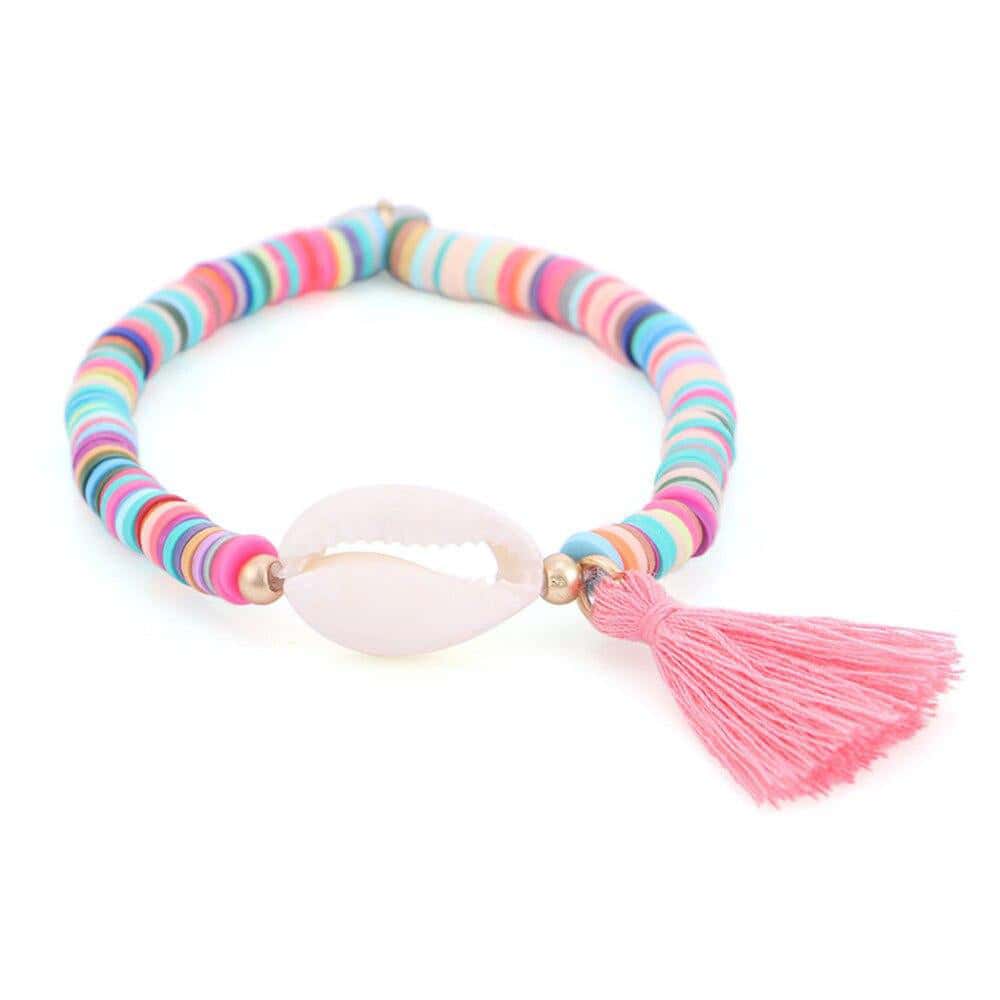 Muschelarmband Rosa Surfer-Kauri