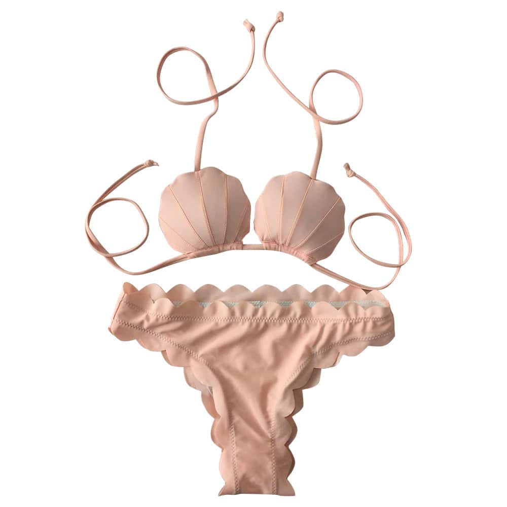Badeanzug Muschel Bikini Rosa
