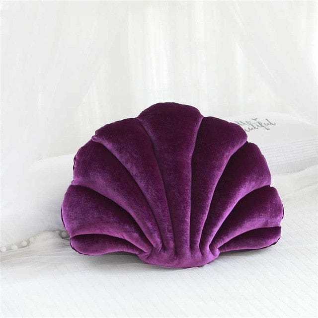 Muschelkissen Lila