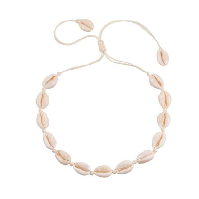 Muschelkette Weiße Kauri