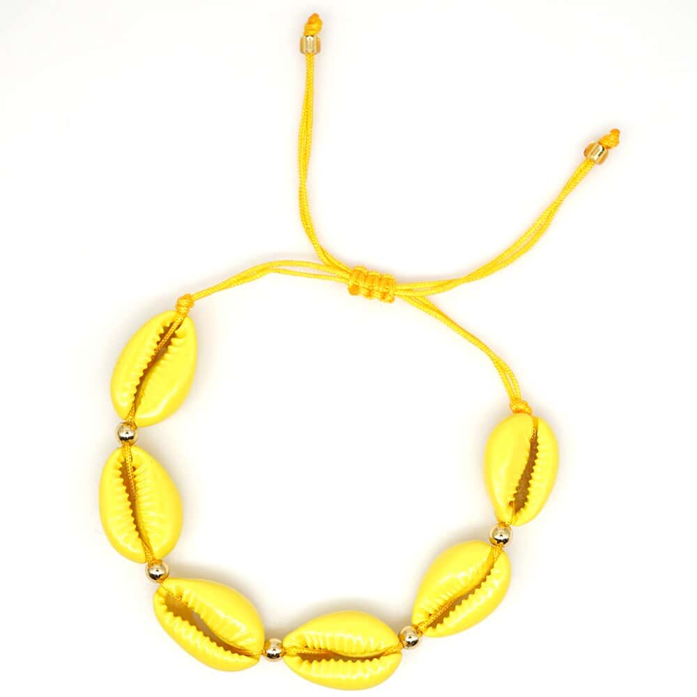 Muschelarmband Gelber Kauri