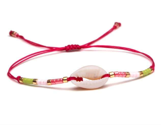 Muschelarmband Rosa Kauri Halskette