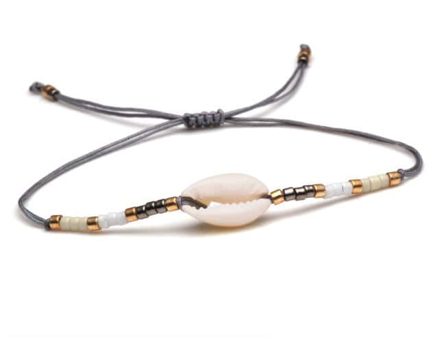 Muschelarmband Graues Kauri Halskette
