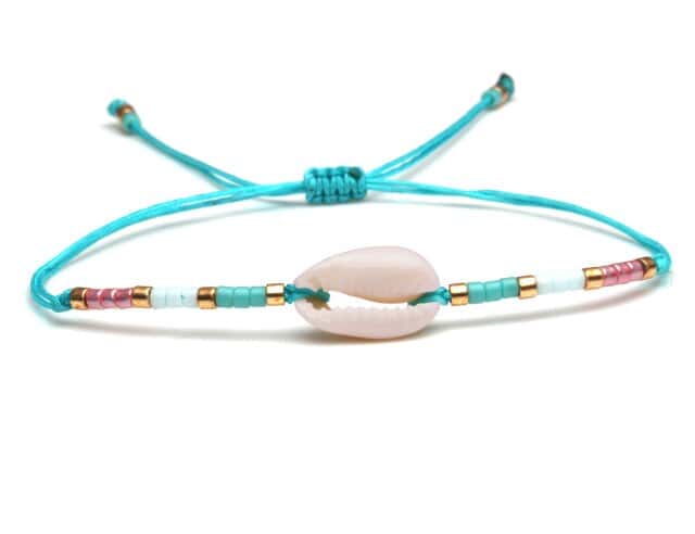 Muschelarmband Türkise Kauri Halskette