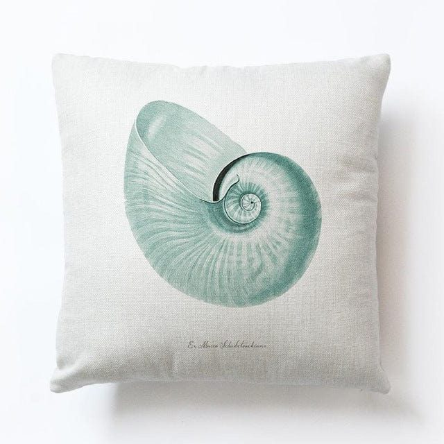 Muschelkissen Gedruckte Nautilusmuschel