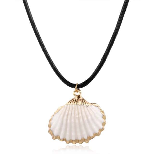 Muschel Anhänger Goldene "Buccinum" Muschel