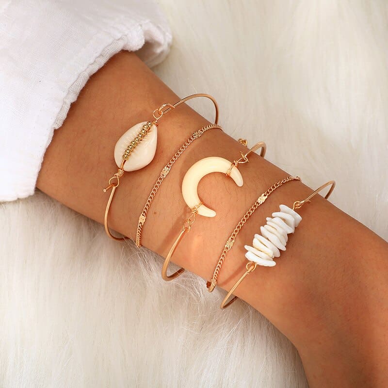 Muschelarmband Mehrere 5-Stück-Kauris