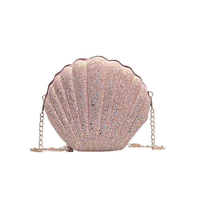 Muschel Tasche Funken Rosa